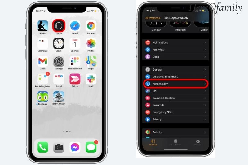 From Your iPhone, Disable Apple Watch Zoom