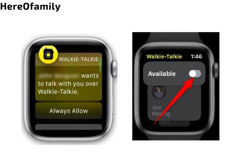What should I do if my walkie talkie app won’t invite me