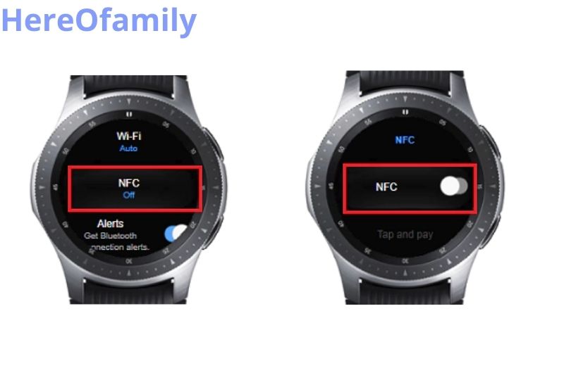 Enable Or Disable NFCC on Samsung watch