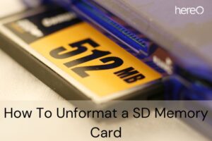 How To Unformat a SD Memory Card Top Full Guide 2023